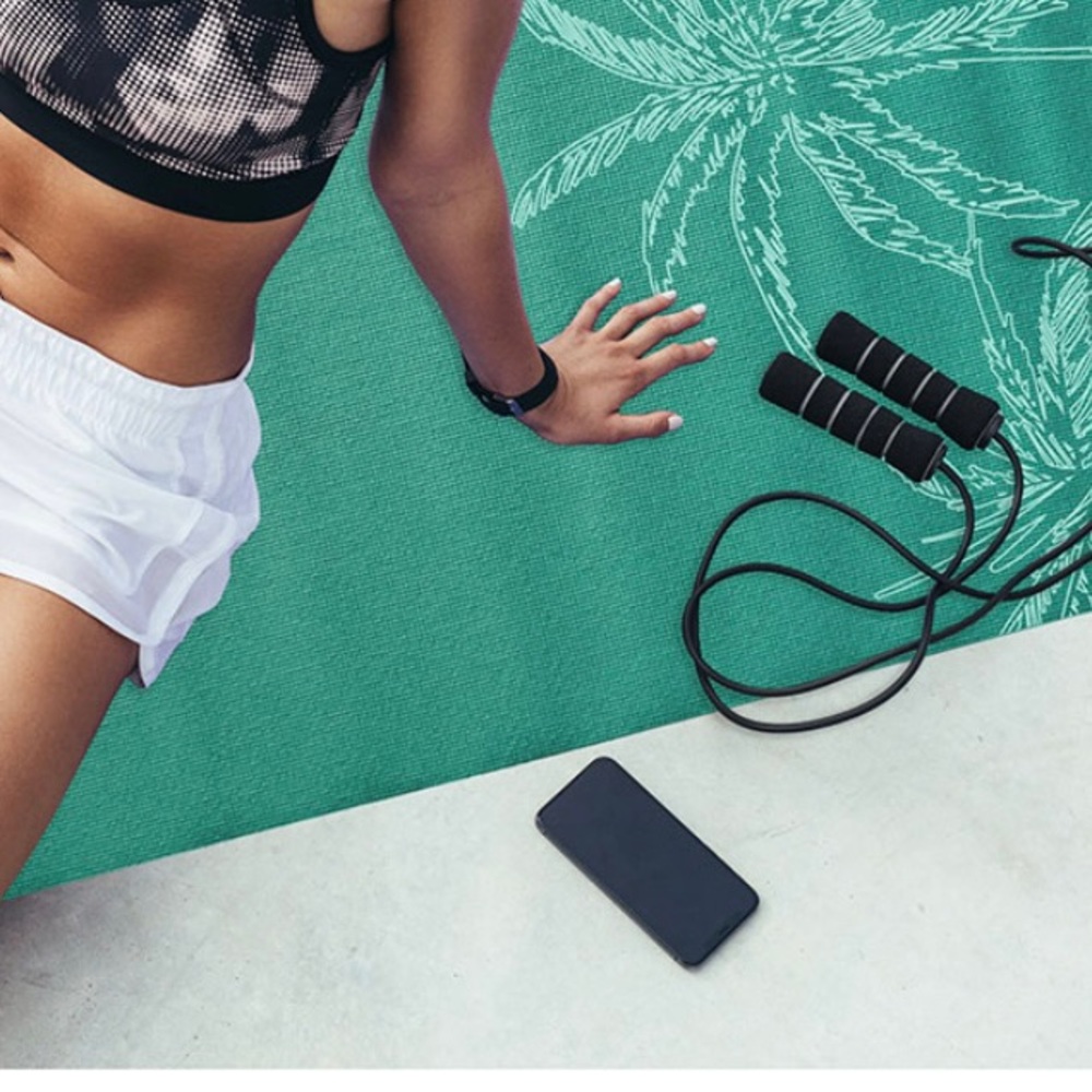 TRADED -
NWT MYTAGALONGS Palm Tree Yoga Mat - Picture 3 of 11